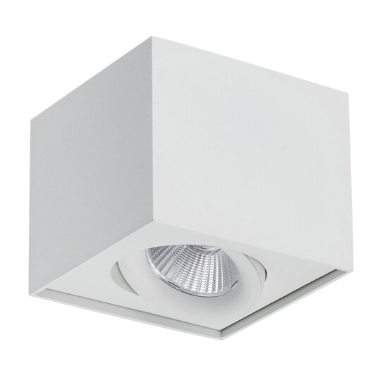 Norlux Cobra 360° Rotatable Surface downlight 8W 2000-3000K Dim2Warm IP20 - Hvit
