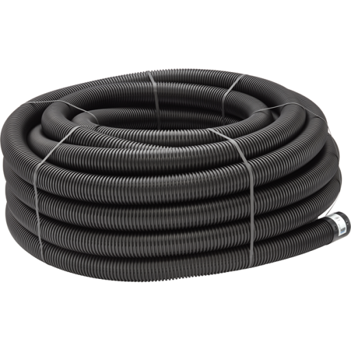 Uponor 50 Meter Pedreneringsrør 92/80mm Svart