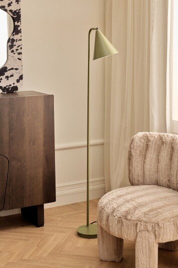 Ellos Home   Gulvlampe Noah   Grønn