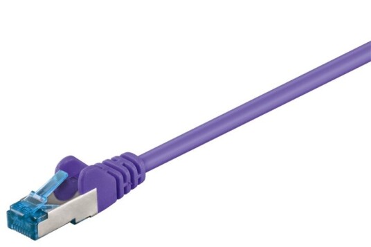 Goobay 3 m CAT 6A S/FTP Patchkabel Fiolett Halogenfri Goobay 3 m CAT 6A S/FTP Patchkabel Fiolett Halogenfri