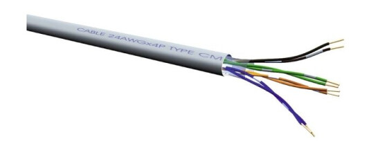 Roline Utp Cable Cat.6 Stranded 300 M U/Utp (Utp) Grå Roline Utp Cable Cat.6 Stranded 300 M U/Utp (Utp) Grå