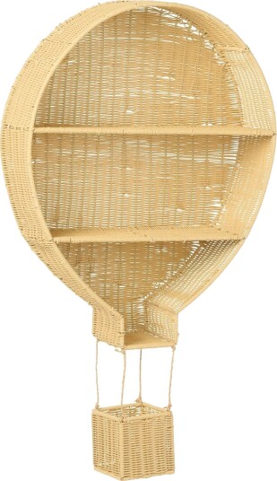 J Line Wall Shelf Air Balloon Synthetic Natural   ONE SIZE