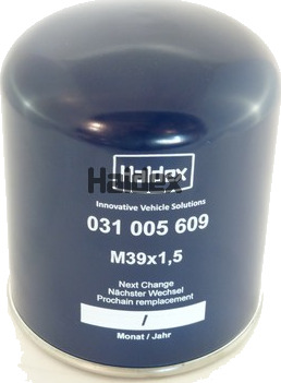 Lufttørkerpatron HALDEX 031005609 Lufttørkerpatron HALDEX 031005609