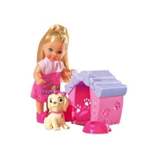 Simba Evi Love Dukke Med Hund Og Hundehus 12 Cm Simba Evi Love Dukke Med Hund Og Hundehus 12 Cm