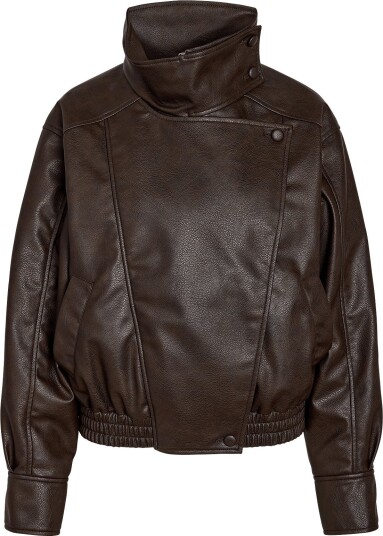 NOISY MAY Nmviviana Pu Jacket   DEMITASSE   S