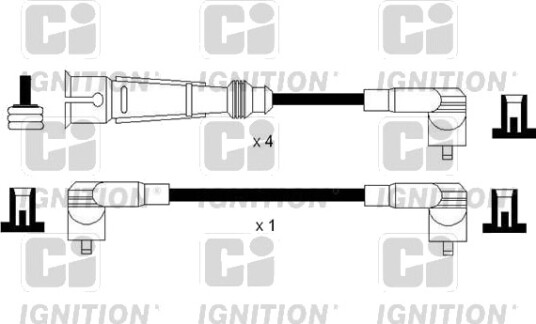 Tennplugg kabelsett QUINTON HAZELL XC1199