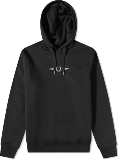 Fred Perry Herre Gensere & Hettegensere Svart M, Fred Perry Herre Gensere & Hettegensere Svart M,