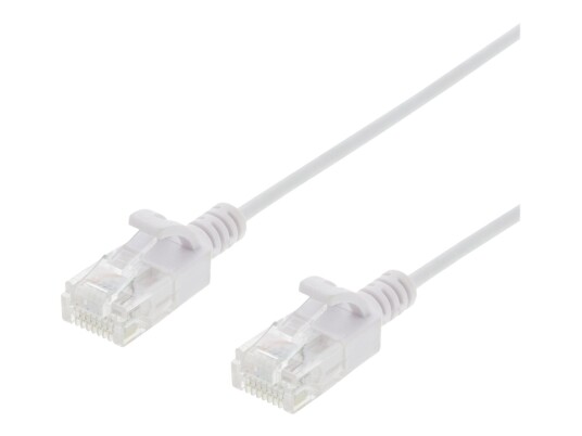 Deltaco 1.5 m Koblingskabel Cat6a U/UTP RJ-45 Hann til Hann Hvit Deltaco 1.5 m Koblingskabel Cat6a U/UTP RJ-45 Hann til Hann Hvit