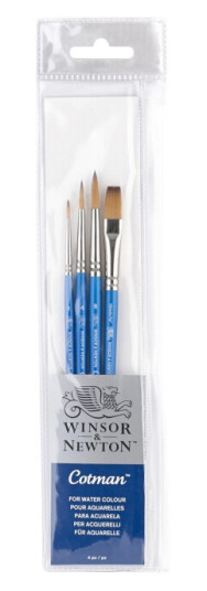 Winsor & Newton Cotman Pensel 4-set Winsor & Newton Cotman Pensel 4-set