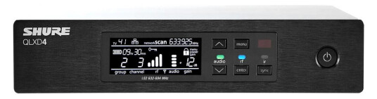 Shure Qlxd4 Trådløs Mottaker H51(534-598 Mhz)
