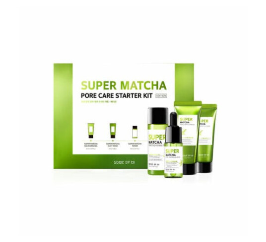 Some By Mi Super Matcha Pore Care Starter Kit 10 ml + 30 ml + 42 ml + 42 g Gaveeske Some By Mi Super Matcha Pore Care Starter Kit 10 ml + 30 ml + 42 ml + 42 g Gaveeske