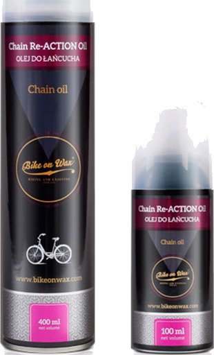 Kjedeolje Bike On Wax Chain Re-action Spray 100 ml