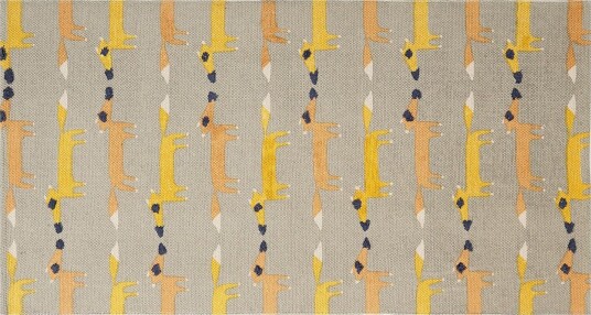 Bankgo Bomullsteppe 80x150 cm - Grå