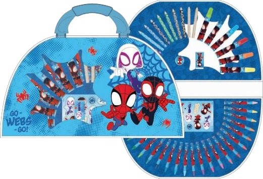 Spidey and His Amazing Friends Fargekoffert - 48 deler