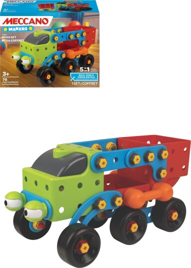 Meccano Byggesett Traktor Til Racingbil 2-i-1