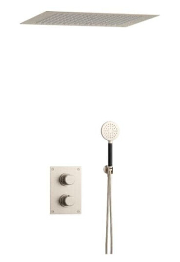 Tapwell Arm7268 Takduj Innbygging - Innebygd Firkantet Brushed Nickel / 500x500mm Tapwell Arm7268 Takduj Innbygging - Innebygd Firkantet Brushed Nickel / 500x500mm