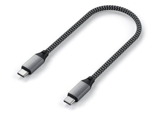 Satechi USB-C to USB-C Kabel 25 cm 100W Space Grey