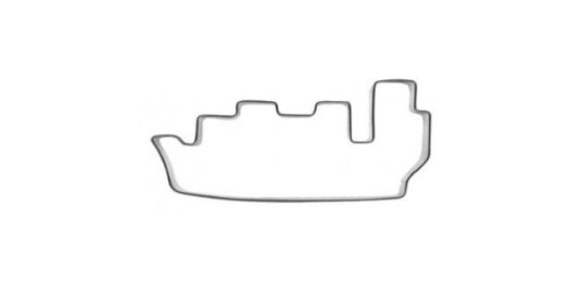 Pepperkakeform Containerskip  8 Cm 