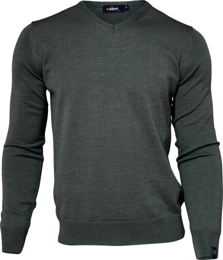 Ivanhoe Men's Merino V-Neck Rifle Green M