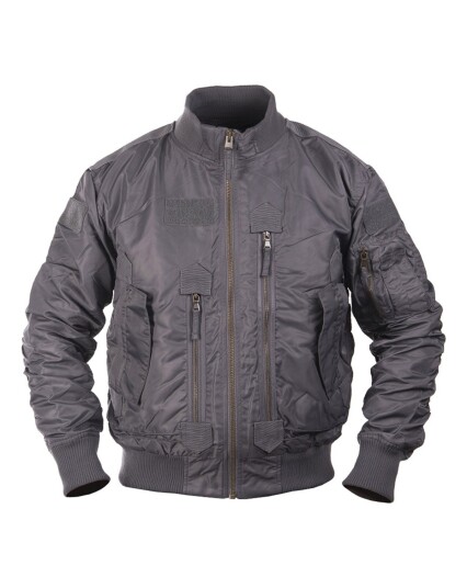 Mil-Tec US Tactical Bomber Jacket Grå