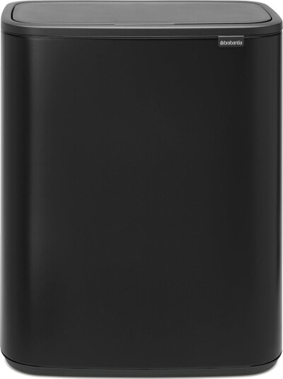 Brabantia Bo touch bin 2 x 30 L Matt svart Brabantia Bo touch bin 2 x 30 L Matt svart