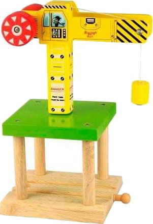 Bigjigs Magnetisk Kran I Tre