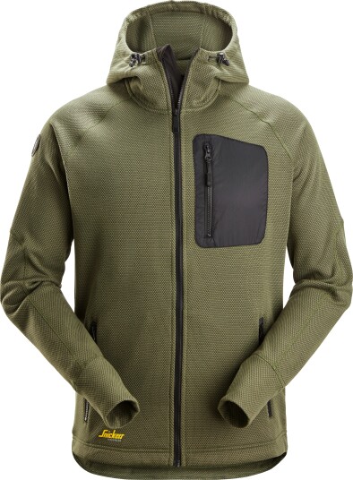 Snickers Workwear 8041 3104 Hettegenser khaki grønn XXL Klær