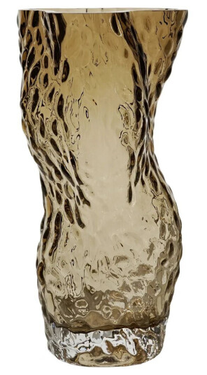 Hein Studio Ostrea Rock vase glass 30 cm Smoke Hein Studio Ostrea Rock vase glass 30 cm Smoke