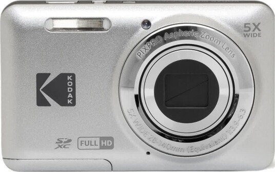 Kodak Pixpro FZ55 Digitalkamera - 5x zoom, 16MP - Sølv