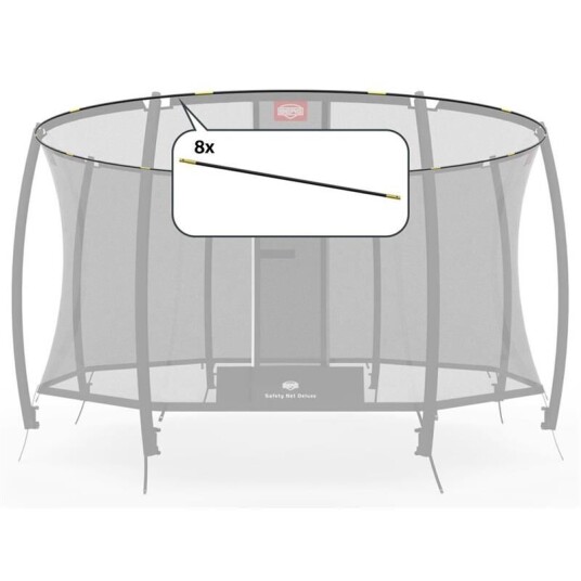 BERG Toys Teltstenger Deluxe 270 Komplett Sett For Rundt Sikkerhetsnett 270cm Dia 270 cm dia