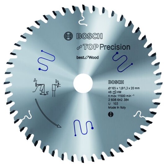 Bosch Best Multi 165mm Sirkelsagblad for Tre med 56 Tenner
