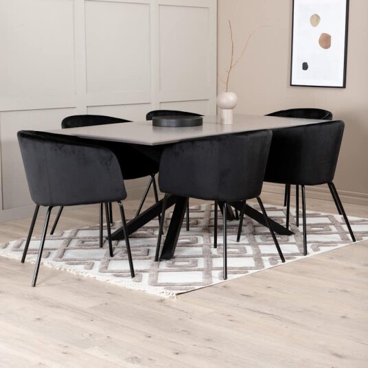 Venture Home Spisegruppe Venture Home Piata med 6 Bergen Stoler GR22269