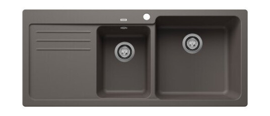 Blanco Naya 8S UX kjøkkenvask 116 x 50 cm, grå