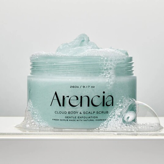 Arencia Fresh Cloud Body & Scalp Scrub French Mint & Lily 260g Arencia Fresh Cloud Body & Scalp Scrub French Mint & Lily 260g