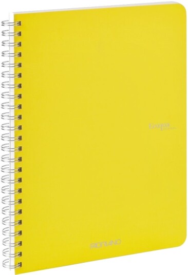 Fabriano Notatbok EcoQua Original Spiral A5 Linjert Gul