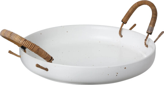 ERNST Ernst brett med hank hvit Ø25 cm