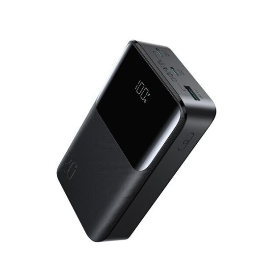 Joyroom 20000mAh Star Series Mini Powerbank 22,5W med Digitalt Display - Svart Joyroom 20000mAh Star Series Mini Powerbank 22,5W med Digitalt Display - Svart