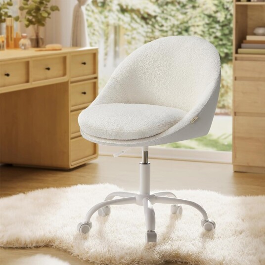 Kontorstol med justerbar høyde   Beige