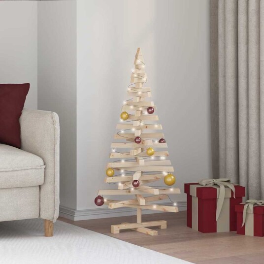 vidaXL Trekjuletrær KOTKA 120 cm Heltre furu Naturlig