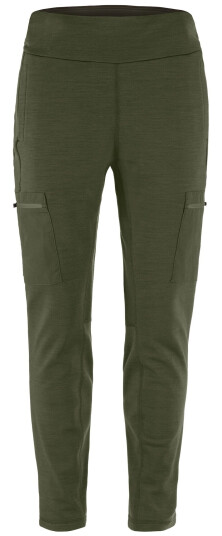 Fjellreven Keb Fleece Trousers W Deep Forest XS