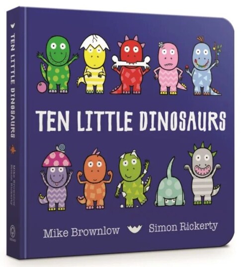 Ten Little Dinosaurs Board Book Av Mike Brownlow Ten Little Dinosaurs Board Book Av Mike Brownlow