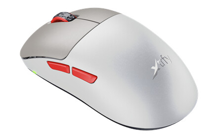Xtrfy M8 Wireless - Retro - Gaming mus - Optisk - 5 - Grå