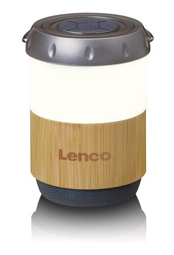 Lenco BTL-030BA Bluetooth-høyttaler med Lampe i Bambus Lenco BTL-030BA Bluetooth-høyttaler med Lampe i Bambus