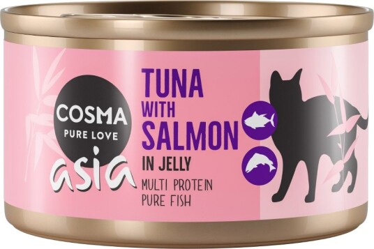 Cosma Asia I Gelé Tunfisk Med Laks 6 X 85 G