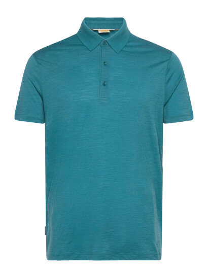 Icebreaker M Mer 150 Tech Lite Iii Ss Polo - Blue - M