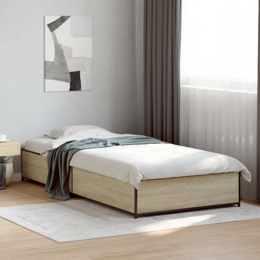  Sengestamme Sonoma eik 80 x 200 cm Konstruert tre