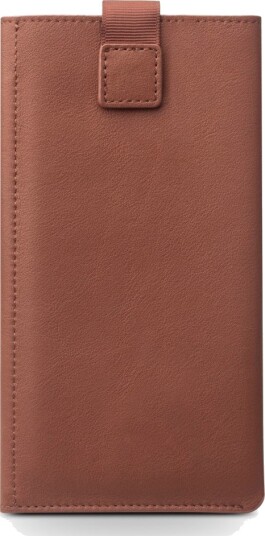 Qialino Leather Pouch Wallet (iPhone Xs Max) Brun