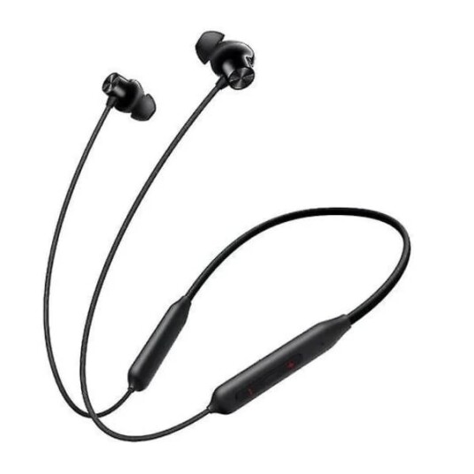OnePlus Z2 Nackband Bluetooth-hodetelefoner - Svart - Kompatibel med iPhone og Android 0.01 0.01