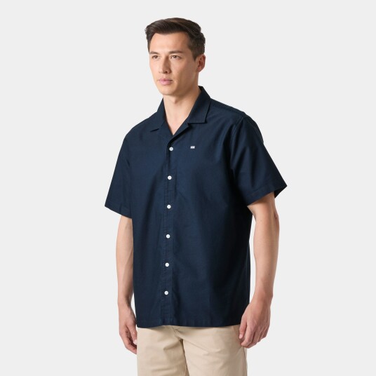 Helly Hansen Men's Shore Short Sleeve Shirt Marineblå S