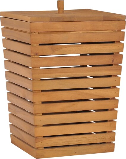 Skittentøyskurv 30x30x45 cm - heltre teak